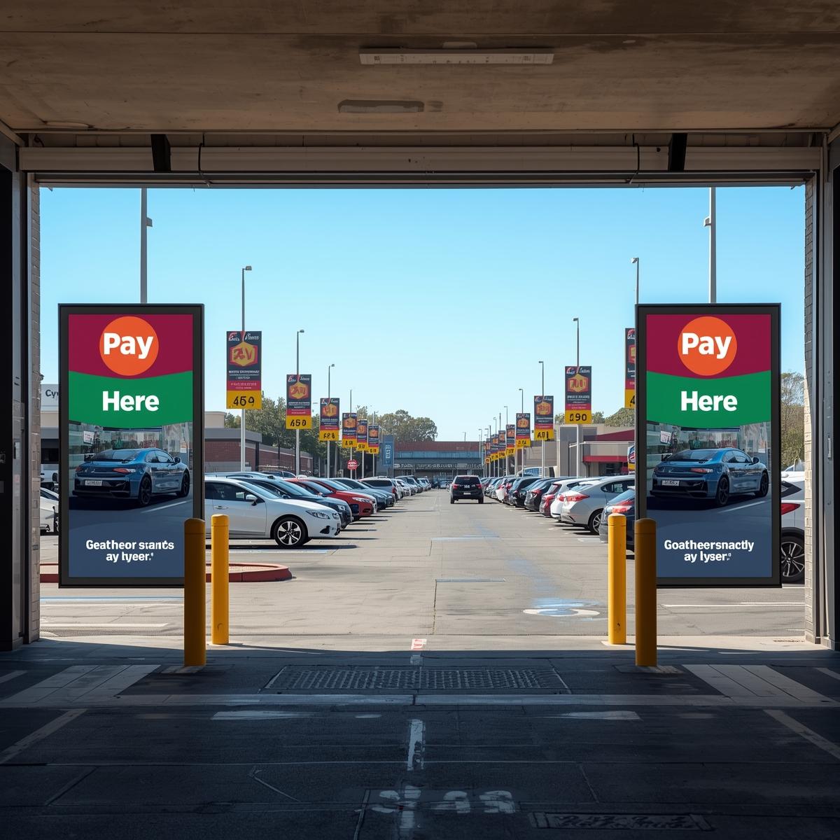 Home parking lot ads 303 media